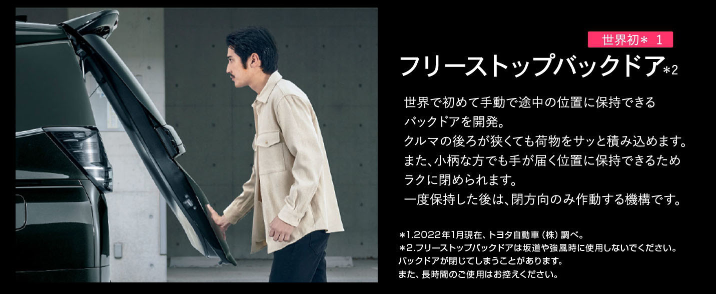 フリーストップバックドア