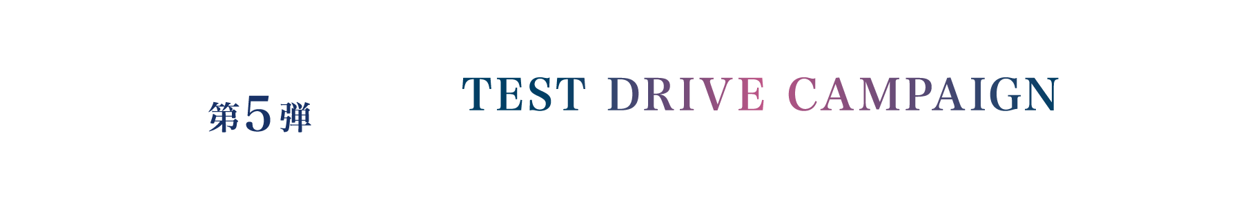 test drive campaign